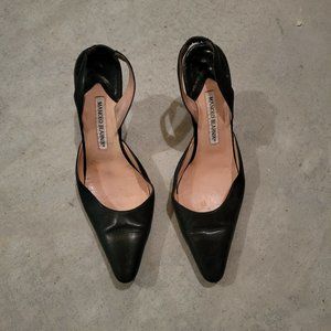 Manolo Blahnik Kitten Heel Slingback